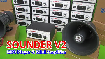 Speaker Pedagang Keliling | MP3 Player & Mini Amplifier SOUNDER V2