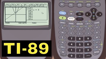 TI-89 Calculator - 24 - Graphing in Split Screen Mode
