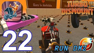 Turbo Dismount : Run DMZ - Gameplay Walkthrough, All Cars,All levels (iOS, Android) | Part 22