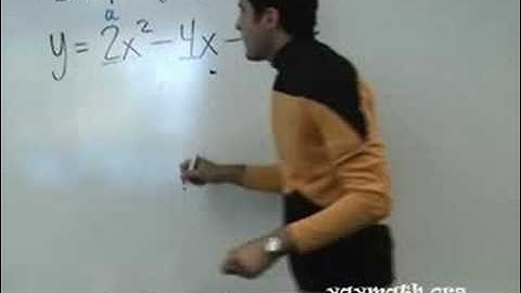 Algebra - Quadratic Functions (Parabolas)