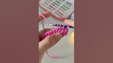 Tunisian knit stitch #shortvideo #shortsvideo #shorts #short #tunisiancrochet