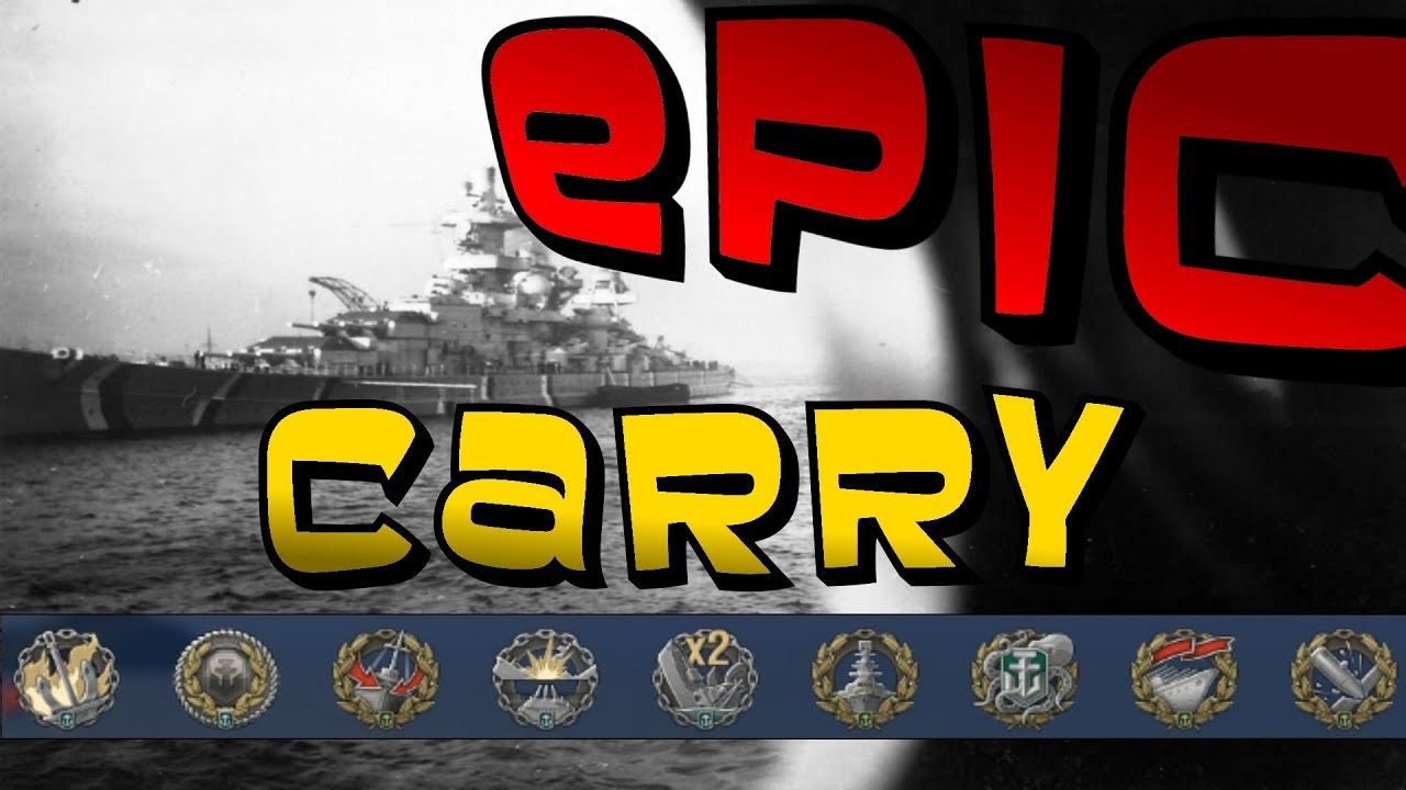 EPIC Scharnhorst 241K DMG - NEVER give up! World of Warships