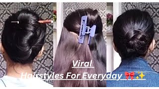 Viral Hairstyles For Everyday 🎀✨