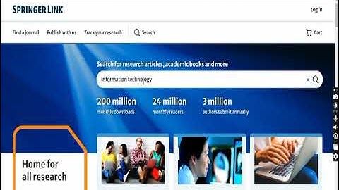 How to use Springer Link HEC Digital Library Database.