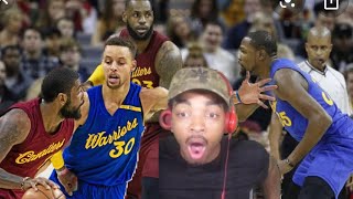 KYRIE IRVING HITS CLUTCH SHOT ON STEPHEN CURRY | WARRIORS VS CAVS CHRISTMAS HIGHLIGHTS REACTION