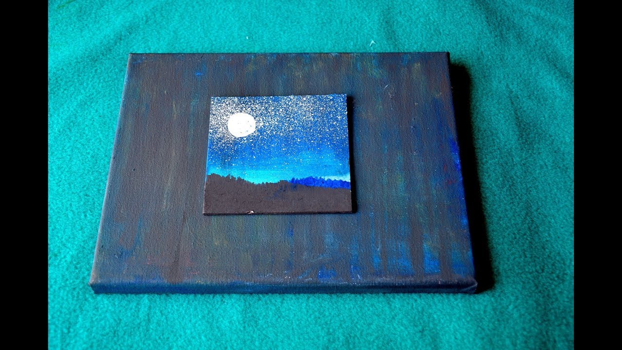 Small canvas painting, beautiful painting ideas, easy canvas painting