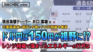 【ドル円は150円が視野に⁉】現役為替ディーラーの井口 喜雄氏が主要国通貨の現状と今後のドル円相場を展望／8月中旬からのレンジ相場でエネルギーが溜まっている／各国の現状を見ても消去法でドルに行き着く