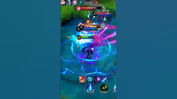 GUSION DOUBLE DASH! MONTAGE //  fast hand combo satisfying #shorts #gusion #mobilelegends