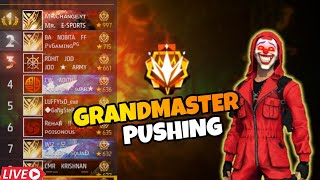 NEW SESSION CS RANKED😎👿RANK PUSH TO TOP 1 GRANDMASTER - FREE FIRE  INDIA