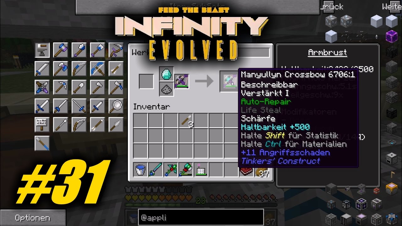 How To Make A Crossbow In Minecraft Tinkers Construct. 