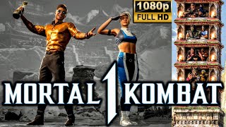 MK1 *MASTERY JOHNNY CAGE* KLASSIC TOWER GAMEPLAY!! (SONYA AS KAMEO) 1080p 60 FPS (MORTAL KOMBAT 1)