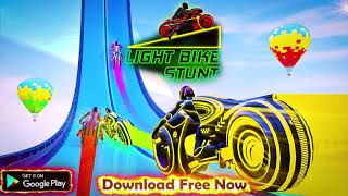 Mega Ramp Light Bike Stunts: New Bike Racing Games screenshot 5