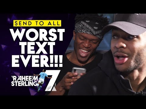 KSI SENT USAIN BOLT WHAT?! | Raheem Sterling's Worst Text Message Ever!