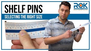 How to Pick the Right Size Shelf Pin for Cabinets and Furniture by Rok Hardware & Cabinets 21,335 views 3 years ago 1 minute, 18 seconds