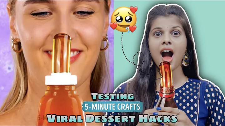 TESTING OUT VIRAL DESSERT RECIPES HACKS by 5 minut...