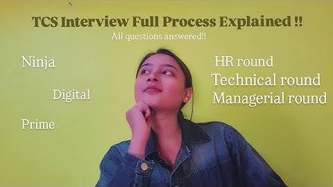  TCS Interview 2025: Full Process, Secrets & Real Insights Revealed!!💫