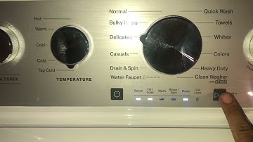Putting A whirlpool/ Maytag Washer In Diagnostic | Clear Error Codes |MVW5430MW0