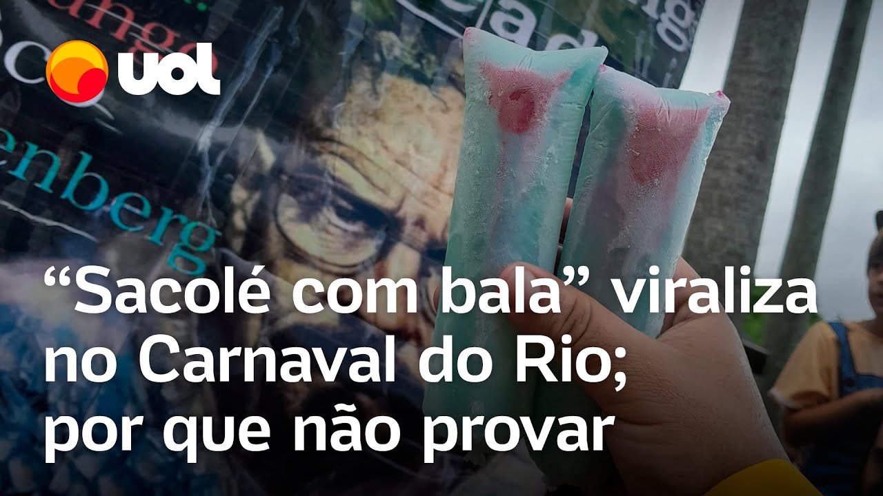 "Sacolé com bala" viraliza no Carnaval do Rio