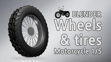 [blender] Wheel and tire - Motorcycle tutorial [1/5]