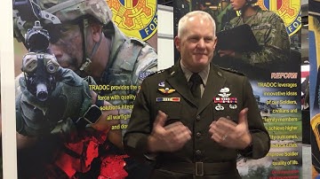 Maj. Gen. John Evans at AUSA