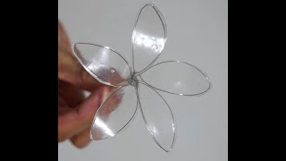 easy flower with clear glue