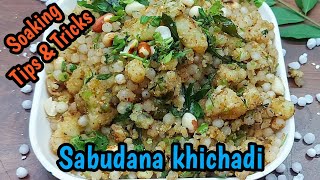 Sabudana Khichadi Recipe | Prefacte Recipe Of Sabudana Khichadi | How to Socked Sabudana