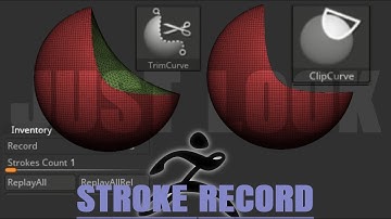 【ZBrush 2022】【memo】Use a stroke record to draw the same stroke with a different brush.