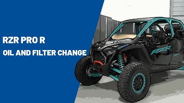 2025 RZR Pro R | Oil and Filter Change | Polaris RZR®