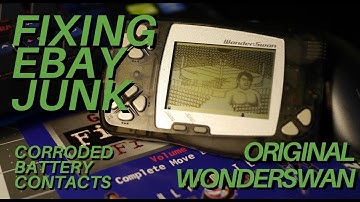Fixing Ebay Junk - Original WonderSwan