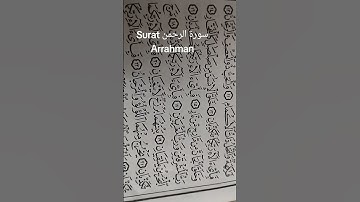 سورة الرحمن Surat Arrahman