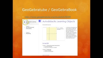 GGBmOOC: Introduction to autodidactic learning objects