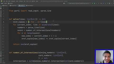 Advent of Code 2023, Day 4, Python Solution