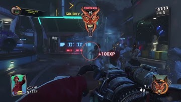 "Zombies in Spaceland" Gameplay and permanent 3rd gun!
