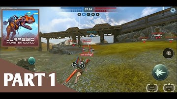 Jurassic Monster World: Dinosaur War 3D FPS | Walkthrough Gameplay Part 1 | (iOS,Android)