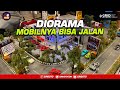 Miniatur bangunan dan kendaraan mirip asli  mobil motornya bisa jalan