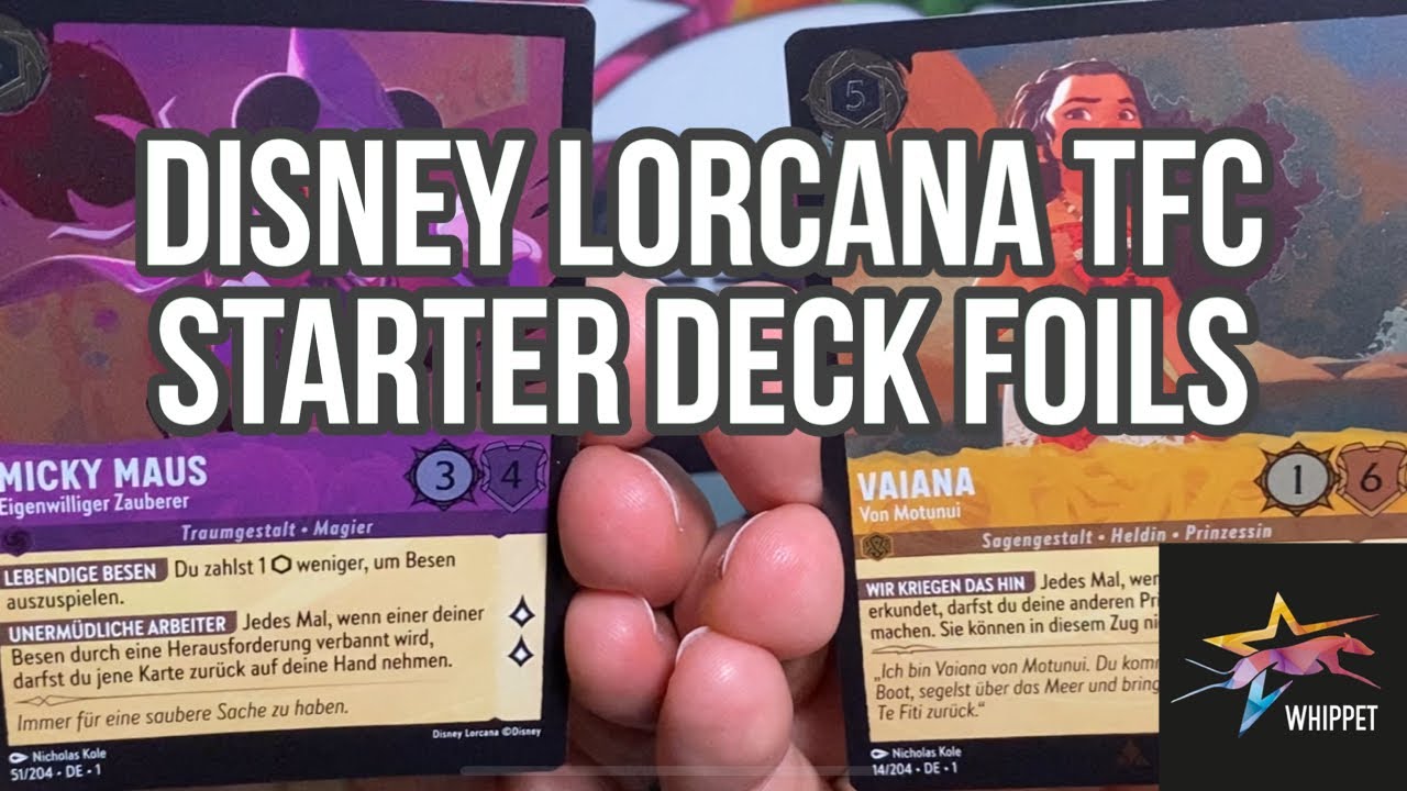 lorcana starter deck foils Disney TCG: The First Chapter known as Glimmers Lorcana - Whispers in the