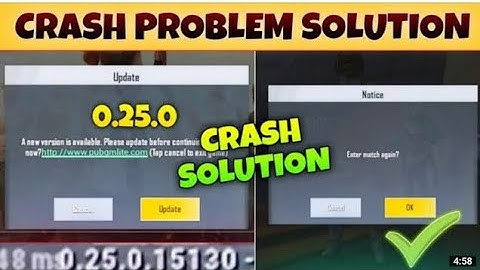 😭Crash Problem Solution 💯Pubg Mobile Lite 😳| Crash Fix VPN Pubg Lite 🔥