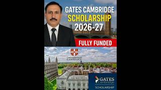 Gates Cambridge Scholarship 2026-27 | Fully Funded Study in the UK  l knowledge is power