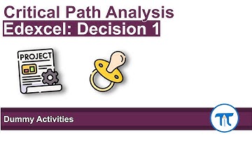 A Level Further Maths | Decision 1 | Dummy Activities