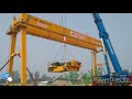 Kanpur Metro Gantry Crane installation Mega structure