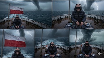 Fusion Beats Studio - Płynę 🌊 | Polish Deep Techno Mix (Veo3 Visuals) 🇵🇱