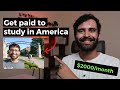 Get paid $2000/month and fees for your MS in US!