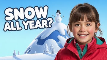 Why Do High Mountains Have Snow All Year Round? 🏔️❄️ #altitude #scienceexplained #educationalvideo