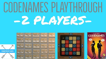 2 Player Codenames Board Game Battle #2