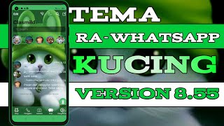 RA-WhatsApp 8.55 | Tema Kucing yang sangat imut | Full fiktur 2021 screenshot 1