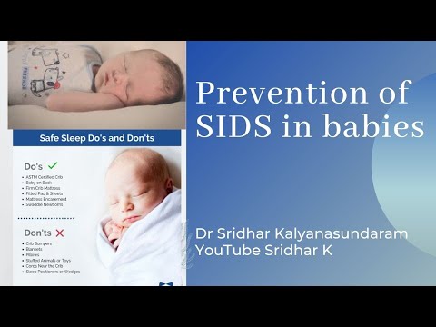 Video: Pludseligt Spædbarnsdødssyndrom (SIDS): Symptomer Og Forebyggelse