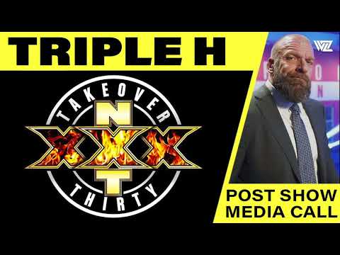 Triple H NXT TakeOver XXX Post-Show Media Call