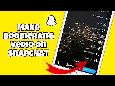 How to make boomerang video on snapchat || Android/iOS || 2023 updates