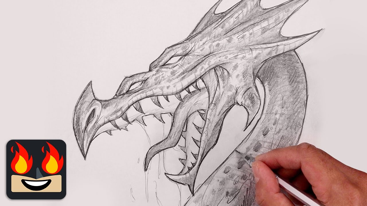 How to Draw a Dragon Step by Step