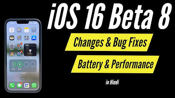 ios 16 beta 8 I Changes & Bug Fixes in Hindi I TechnoaddictsIndia